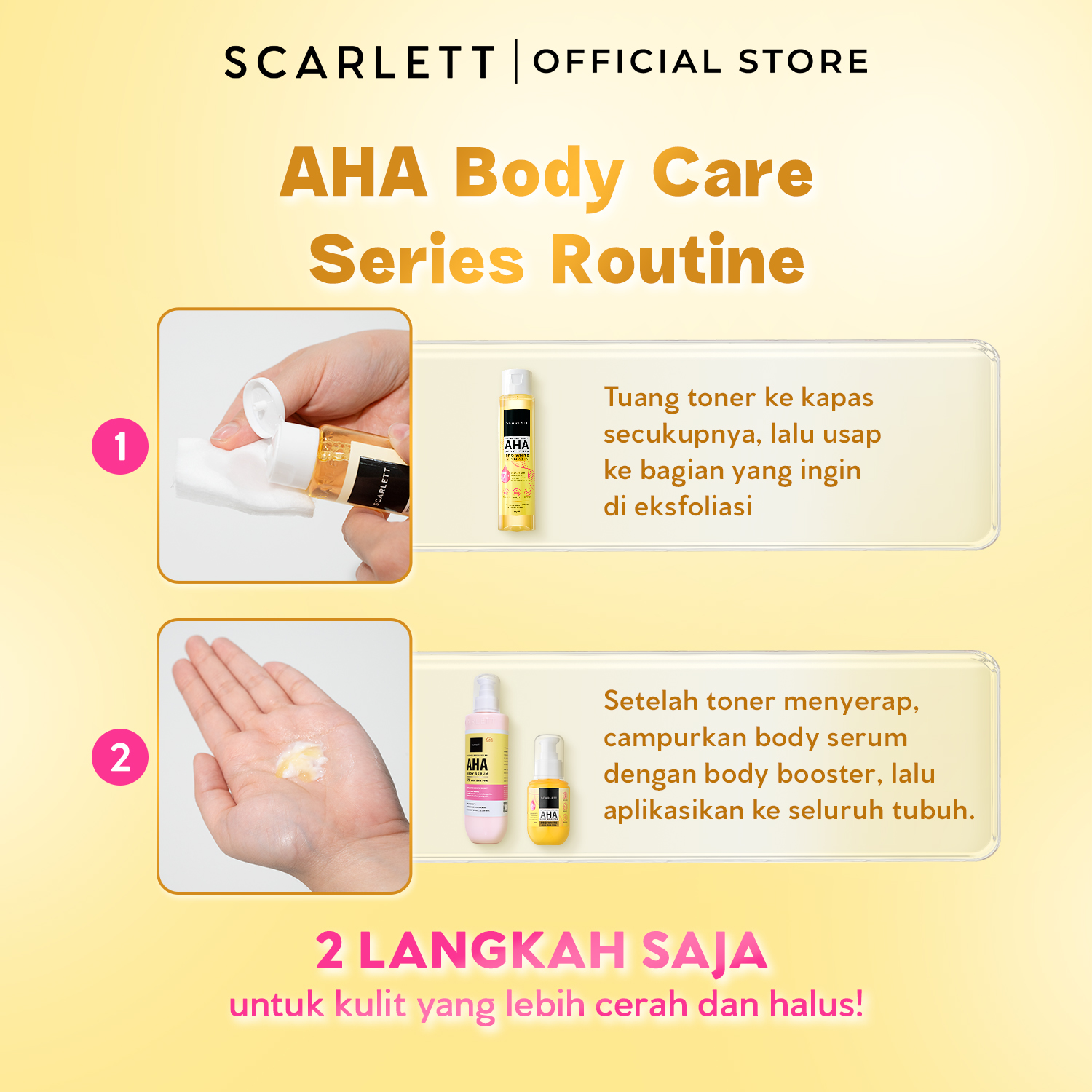[NEW] Scarlett Intense Brightening AHA Body Toner
