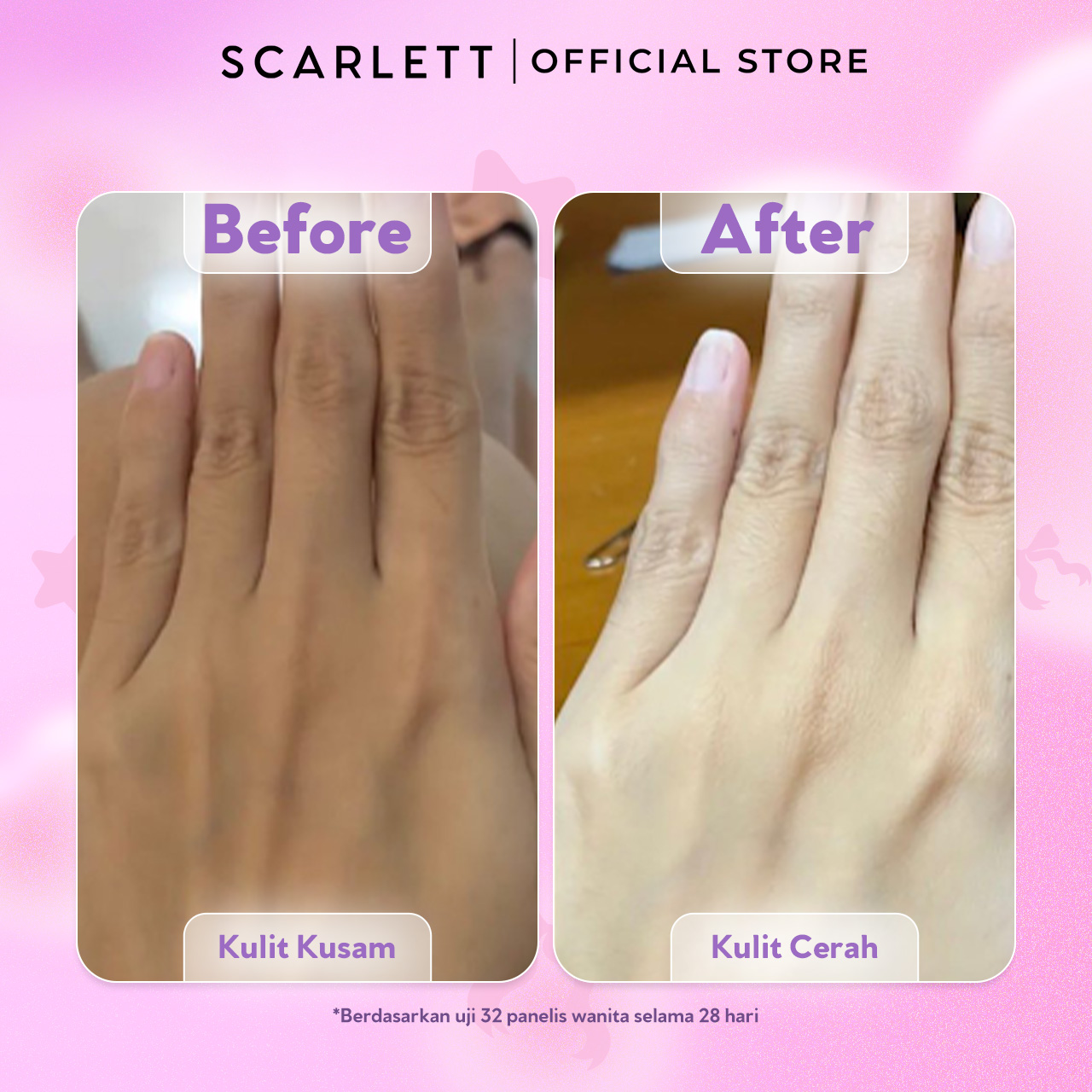 SCARLETT 10% NIACINAMIDE Fragrance Brightening Body Serum Tube Velvet Rouge 170ml