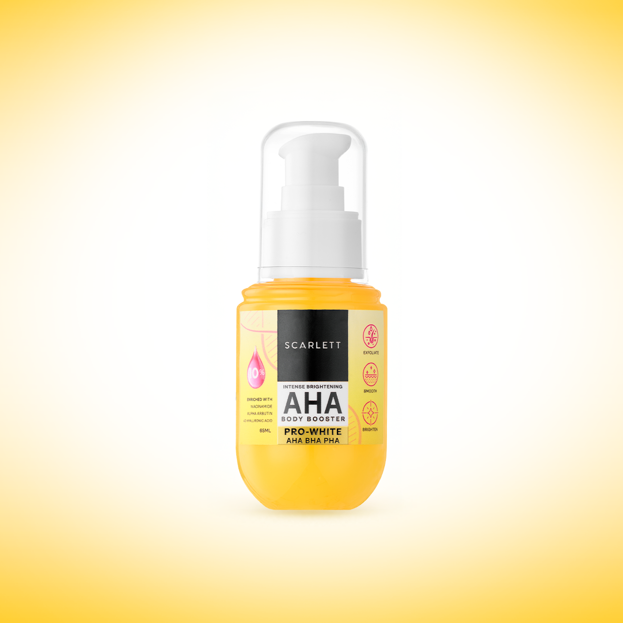 [NEW LAUNCH] SCARLETT Intense Brightening AHA Body Booster 10% AHA BHA PHA PRO-WHITE