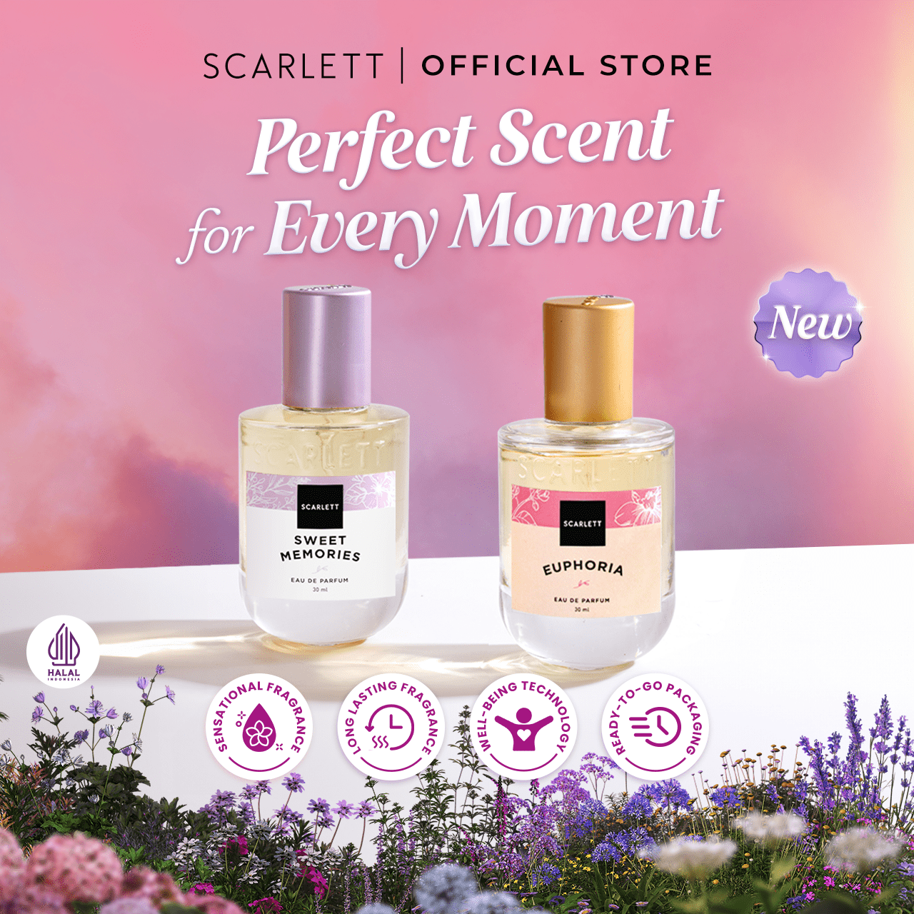 Scarlett Eau De Parfum Bundling Sweet memories & Euphoria
