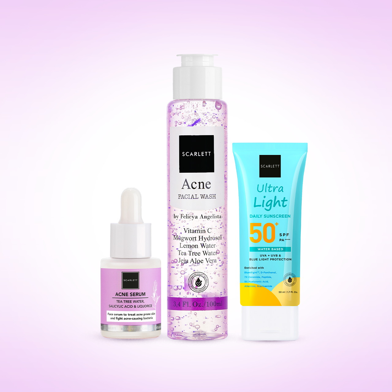Scarlett Basic Skincare Set (Bebas Jerawat)