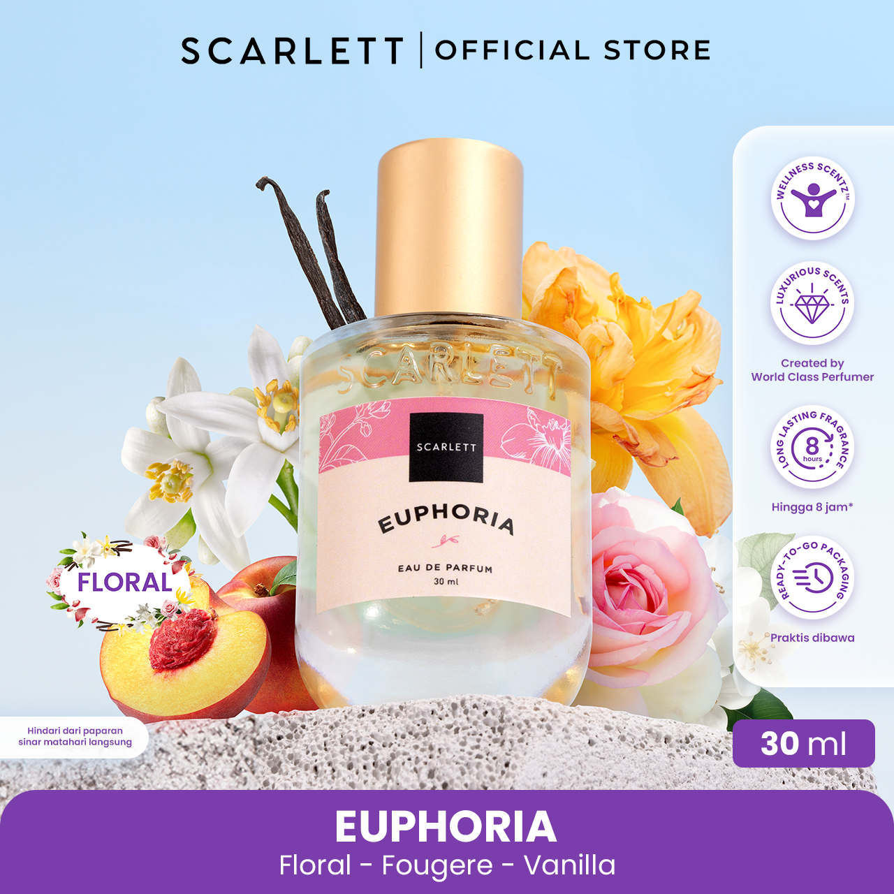 Scarlett Eau De Parfum size 30ml (Bundling 6)