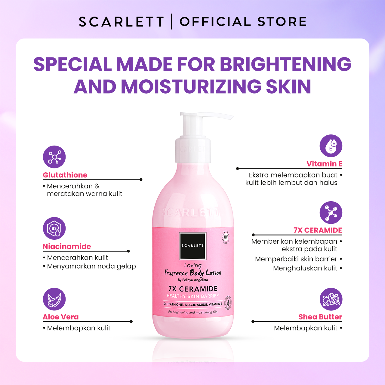 Scarlett Loving Body Lotion Twin Pack
