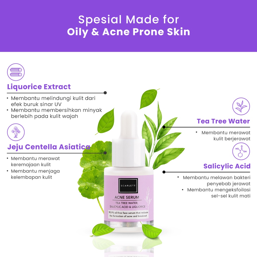 Scarlett Bye Acne Skin Serum