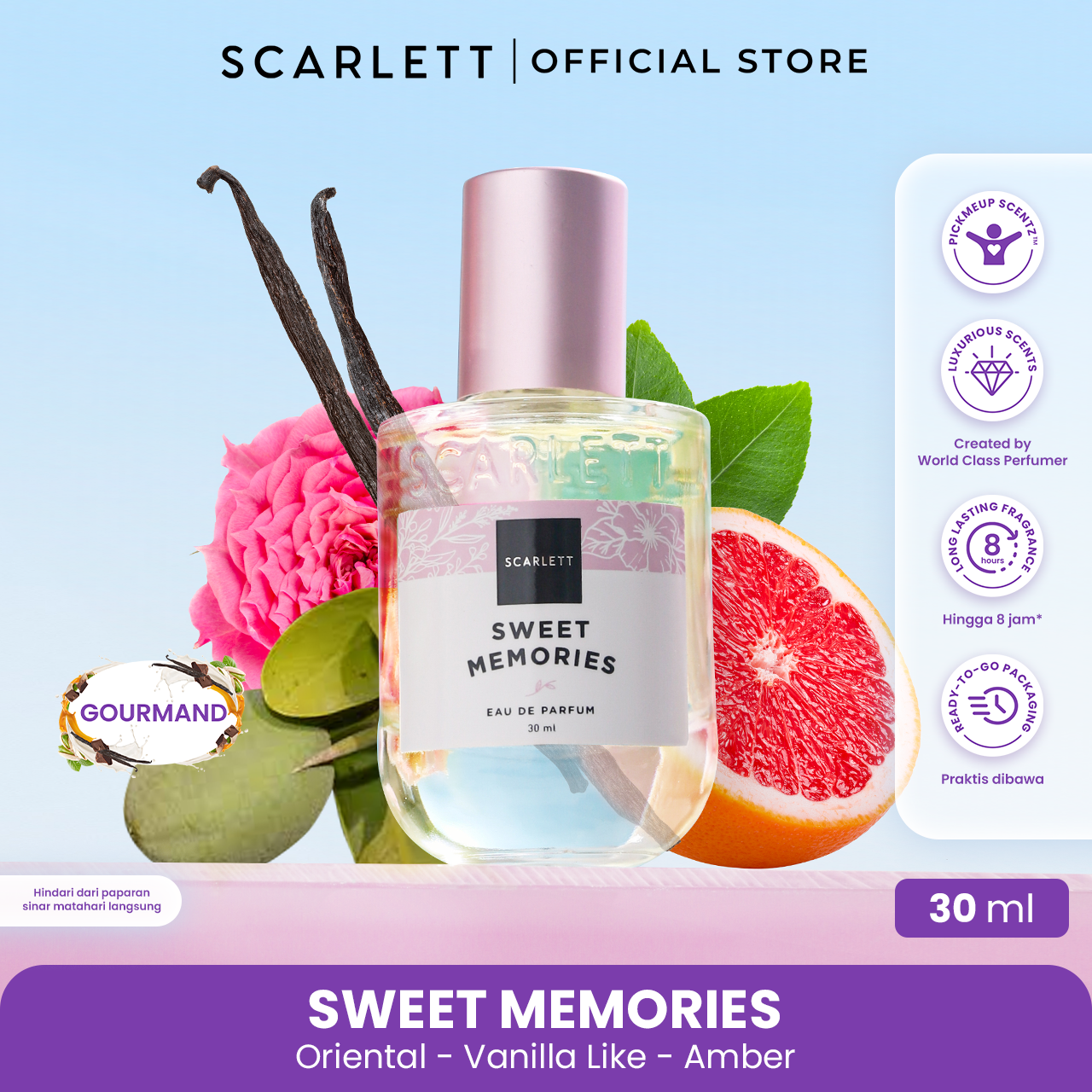 Scarlett Eau De Parfum size 30ml (Bundling 6)
