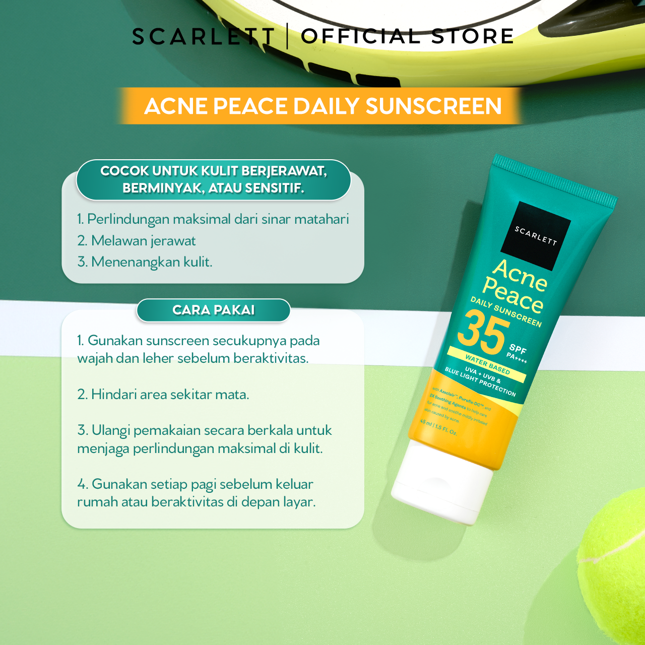 SCARLETT Acne Peace Daily Sunscreen