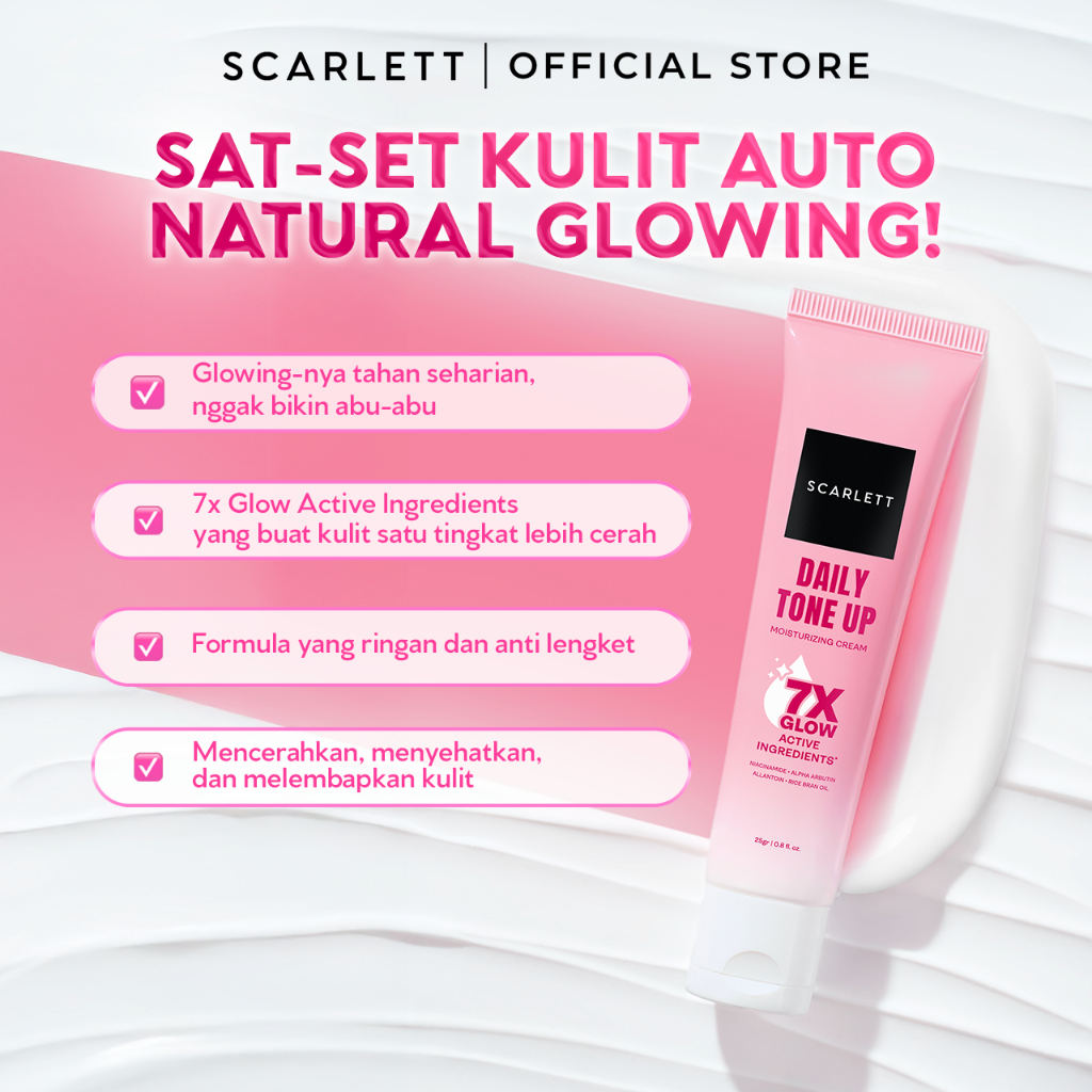[NEW] Scarlett Daily Tone Up Moisturizing Cream