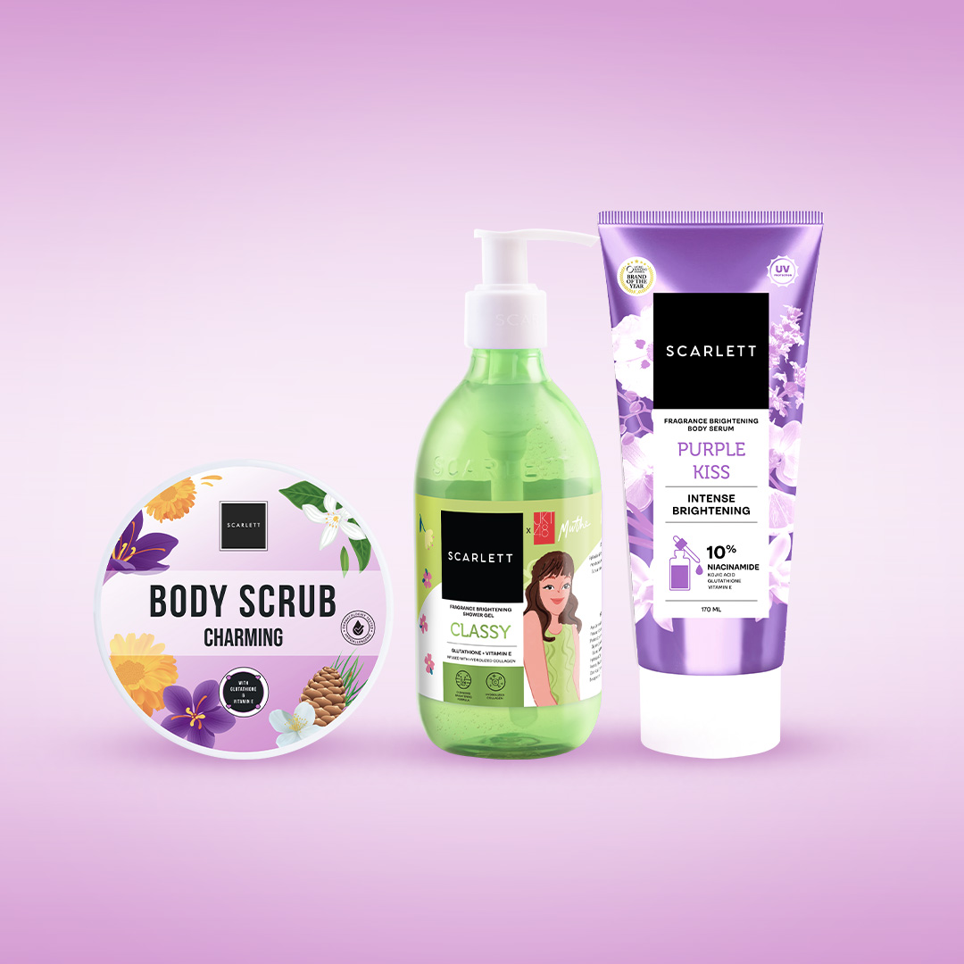 Scarlett Triple Combo Bodycare Bright Bloom Set