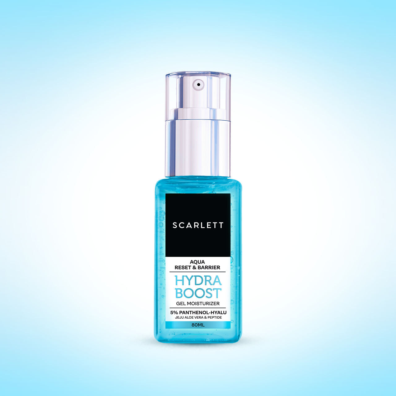 Scarlett Aqua Reset & Barrier Hydra Boost Gel Moisturizer 5% Panthenol-Hyalu