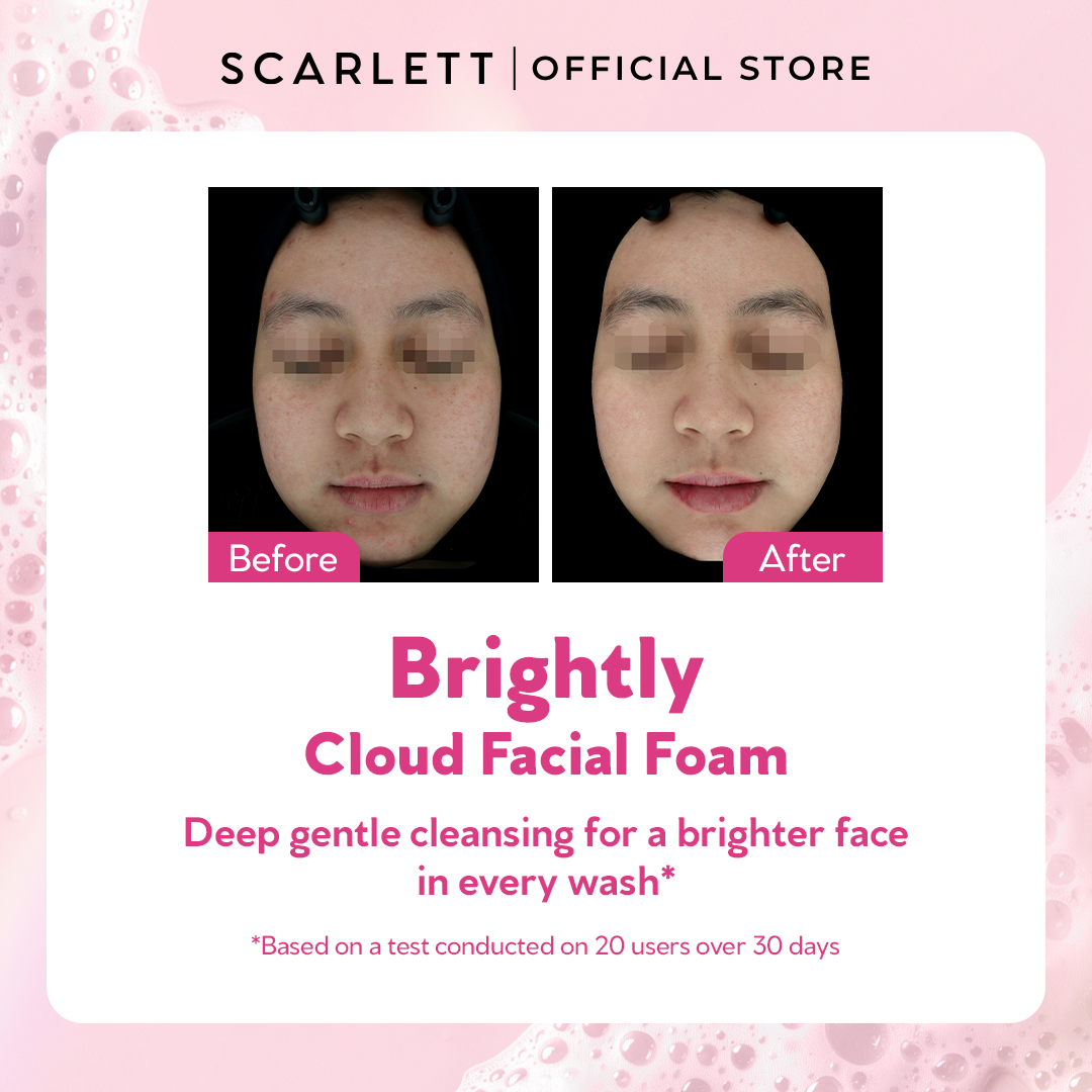 Scarlett Brightly Cloud Facial Foam
