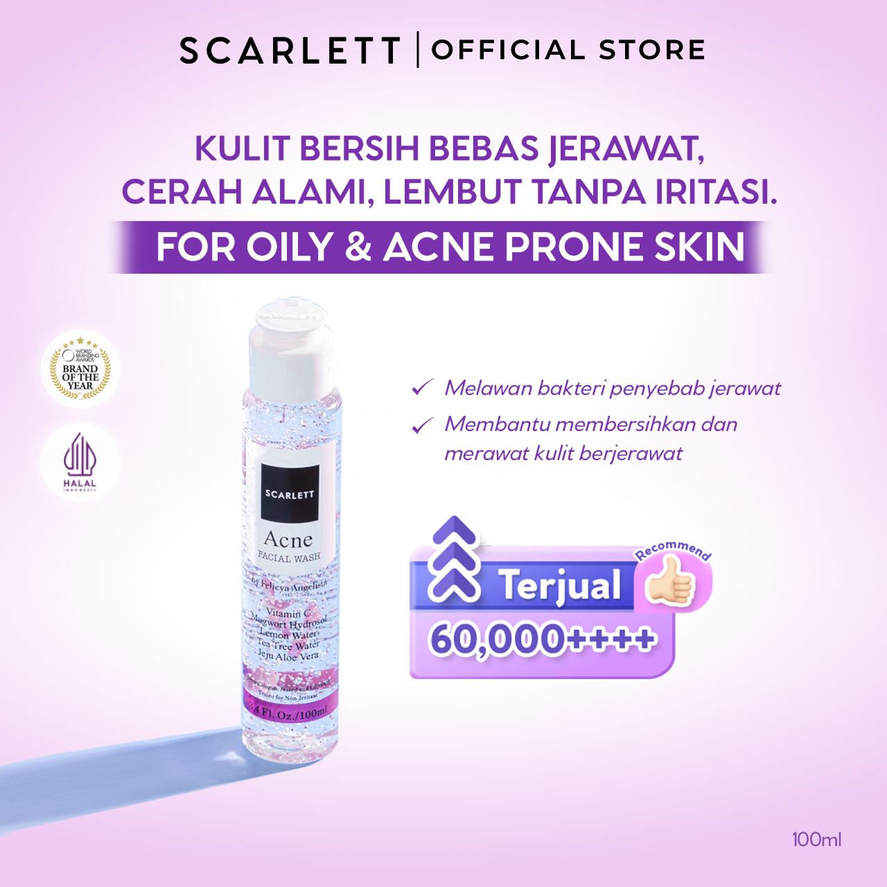 Scarlett Basic Skincare Set (Bebas Jerawat)