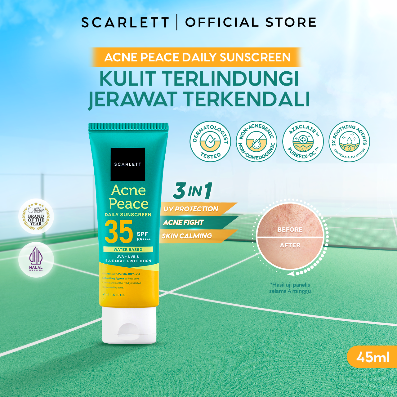 SCARLETT Acne Peace Daily Sunscreen