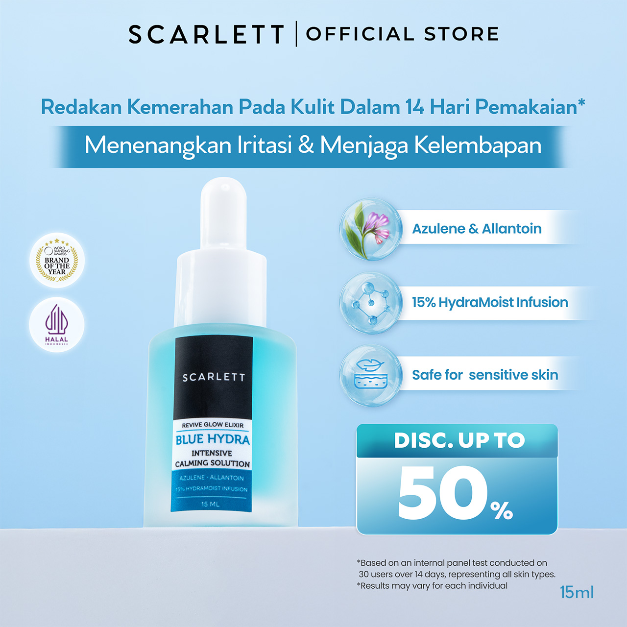 Scarlett Blue Hydra Intensive Calming Solution