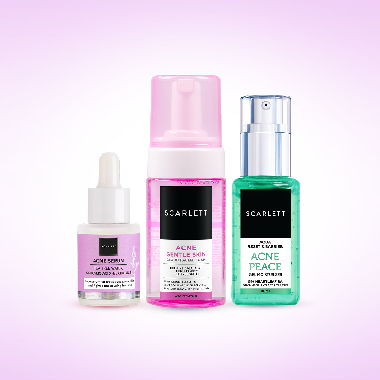 Scarlett Basic Skincare Set (Bebas Jerawat 3)