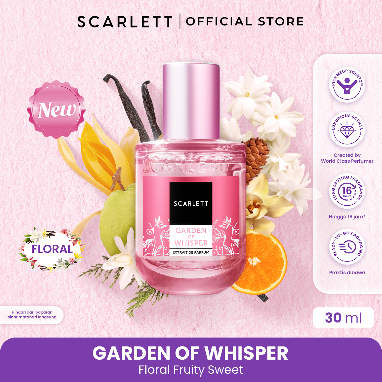 Scarlett Extrait De Parfum Bundling Garden of Whisper & Purple Kiss