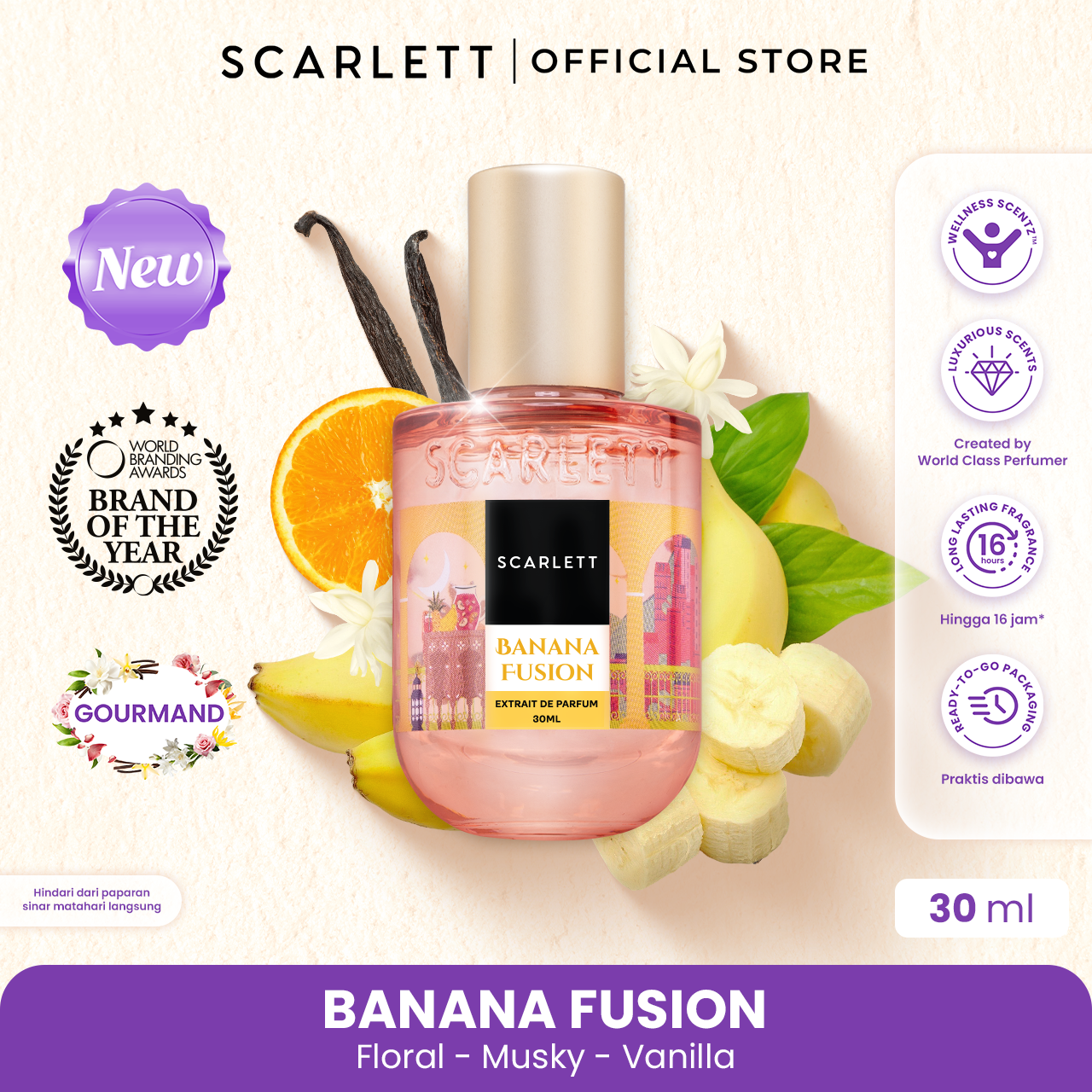 Scarlett Extrait De Parfum Banana Fusion 30ml