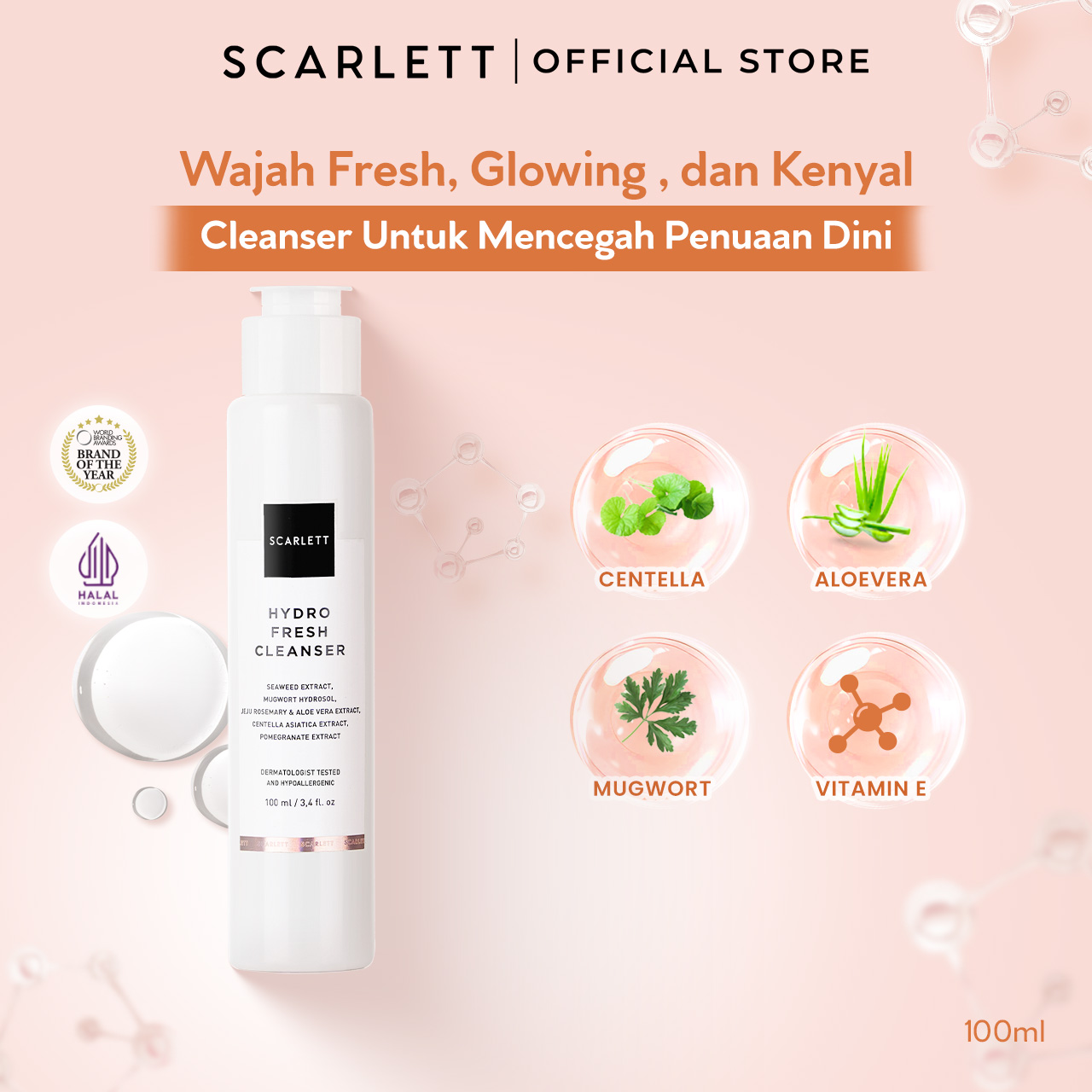 Scarlett Hydro Fresh Cleanser