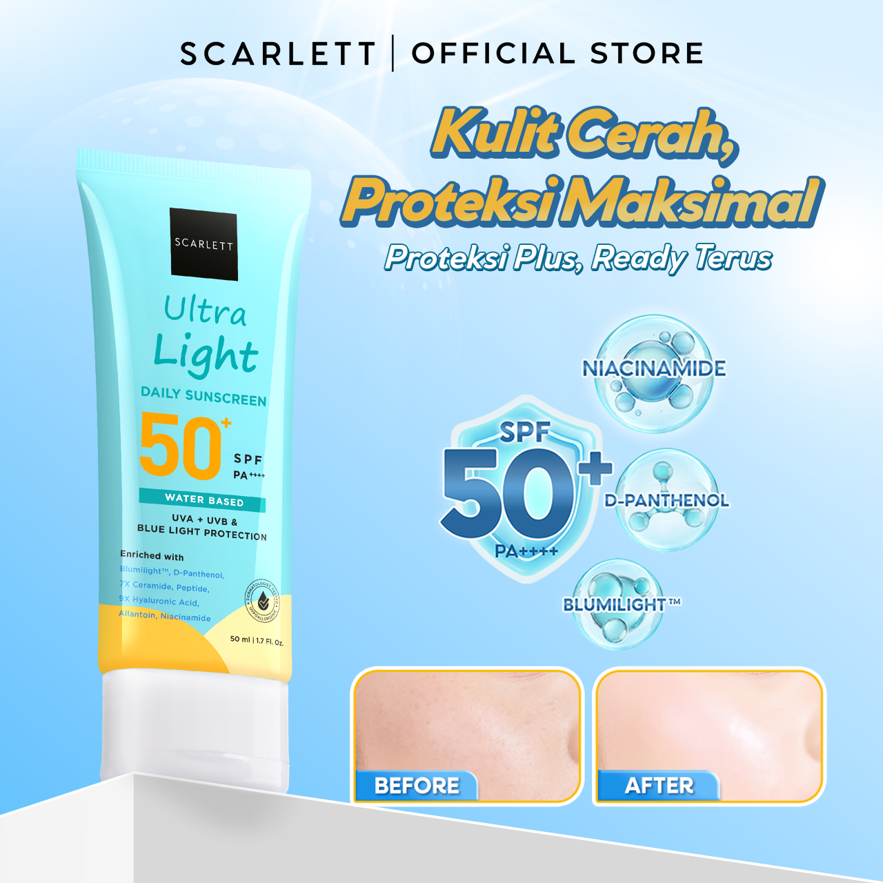 Scarlett Basic Skincare Set (Lebih Cerah)