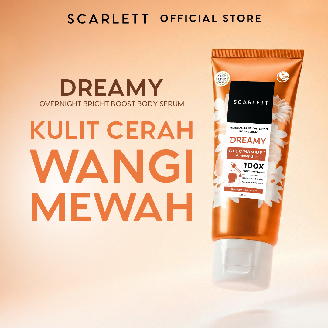 [NEW LAUNCH] SCARLETT GLUCINAMIDE Fragrance Brightening Body Serum Dreamy 170ml