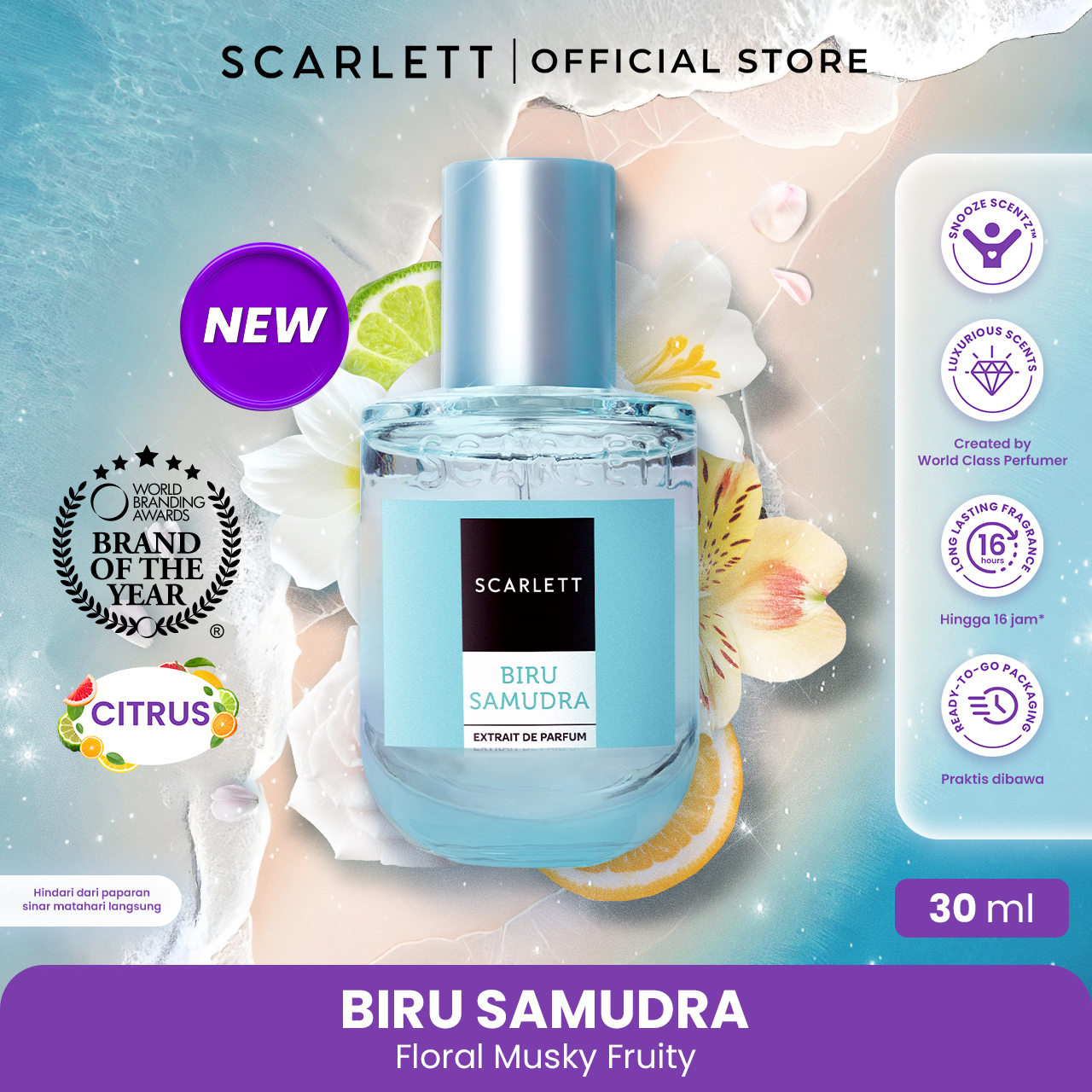 Scarlett Extrait De Parfum Biru Samudra 30ml
