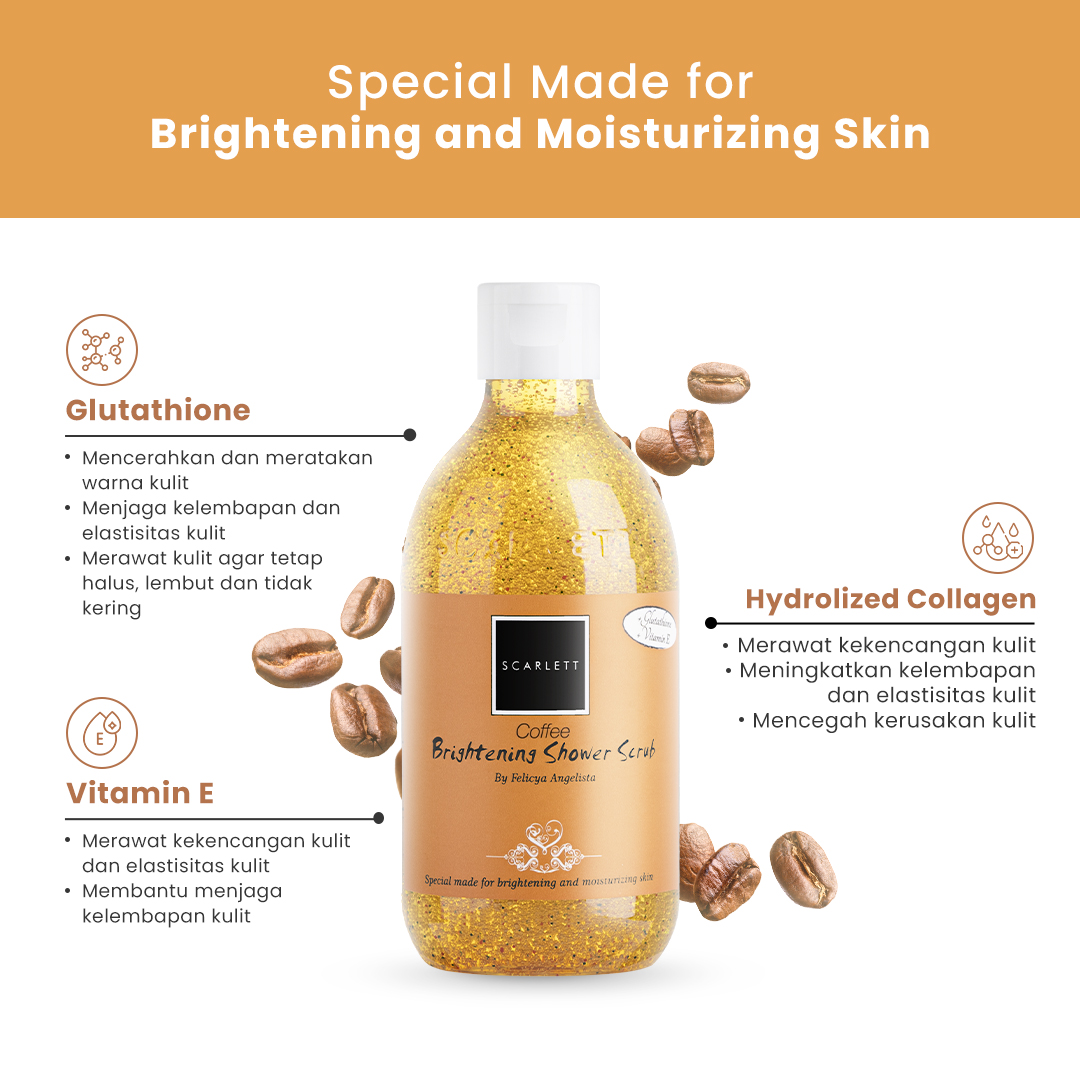 Scarlett Coffee Shower Scrub