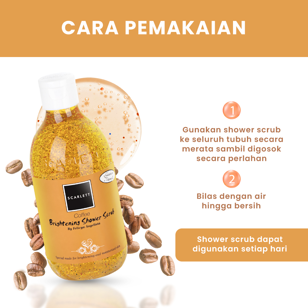 Scarlett Coffee Shower Scrub