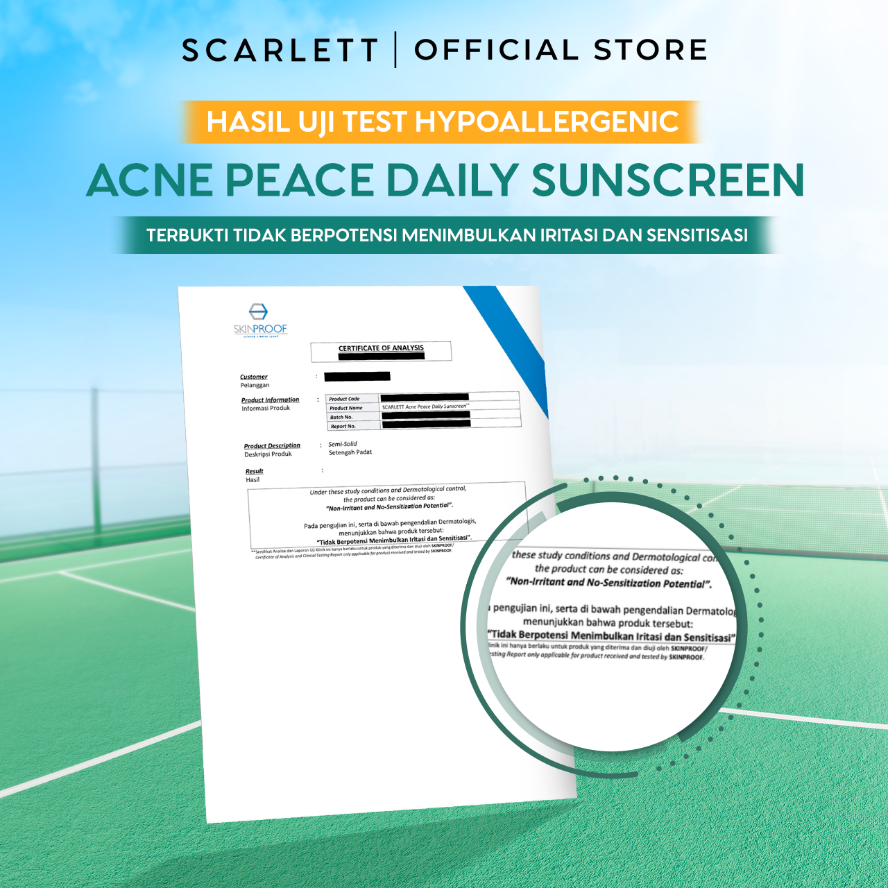 SCARLETT Acne Peace Daily Sunscreen