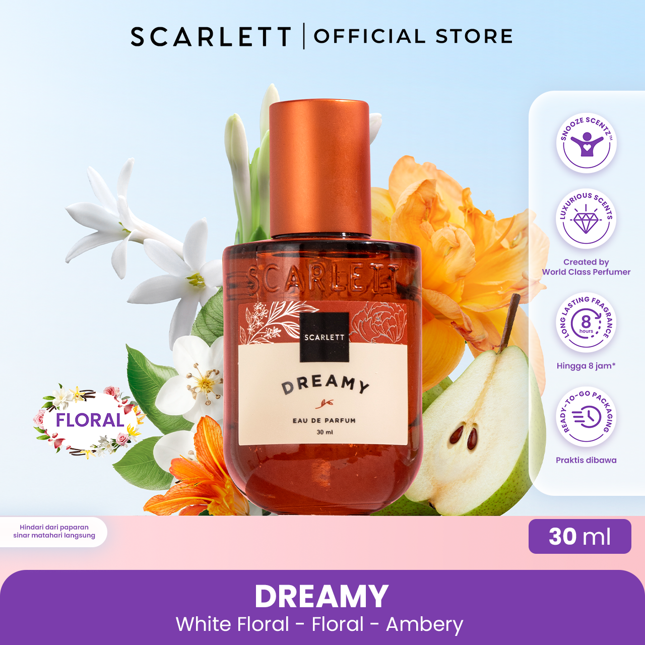 Scarlett Eau De Parfum size 30ml (Bundling 6)