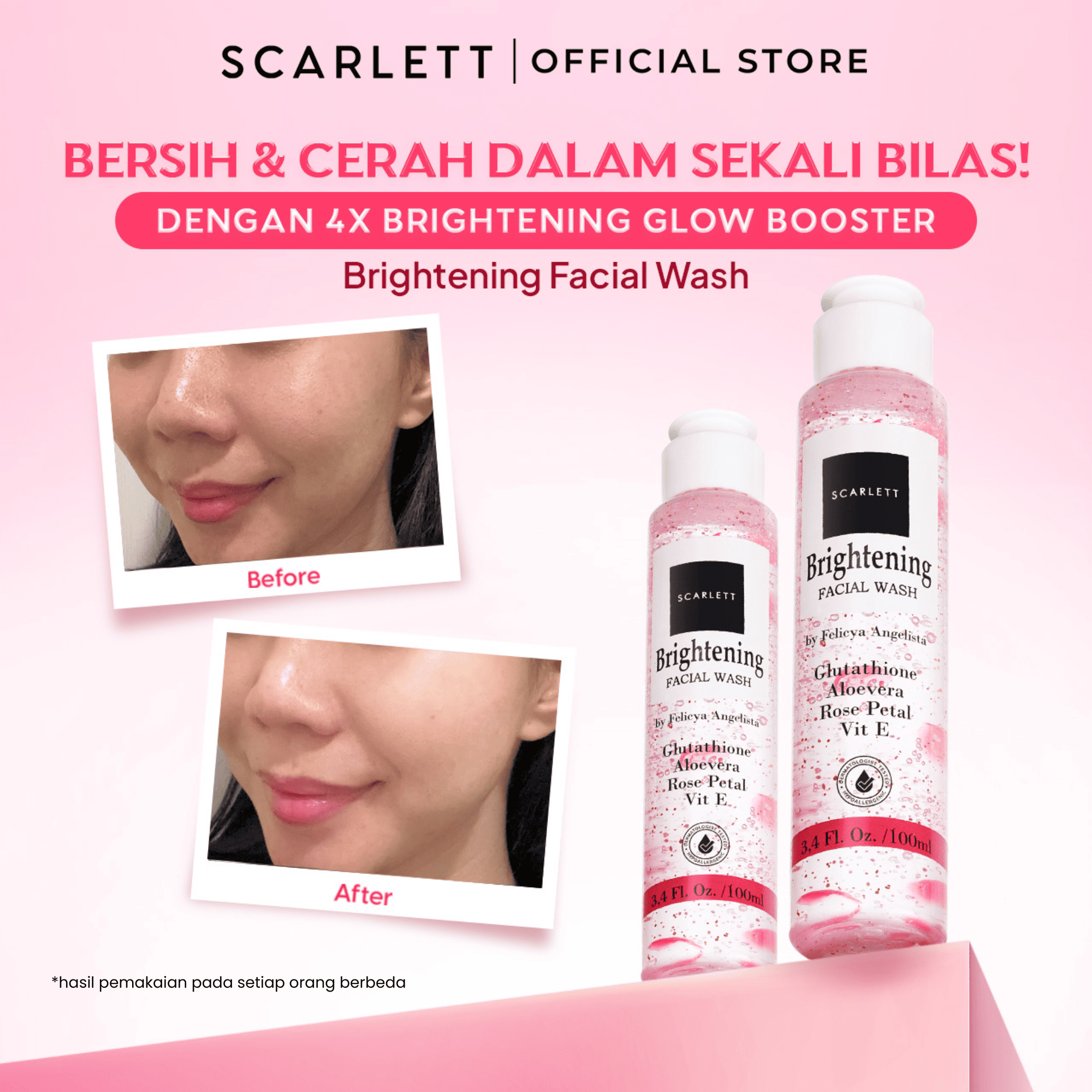 Scarlett Brightening Facial Wash