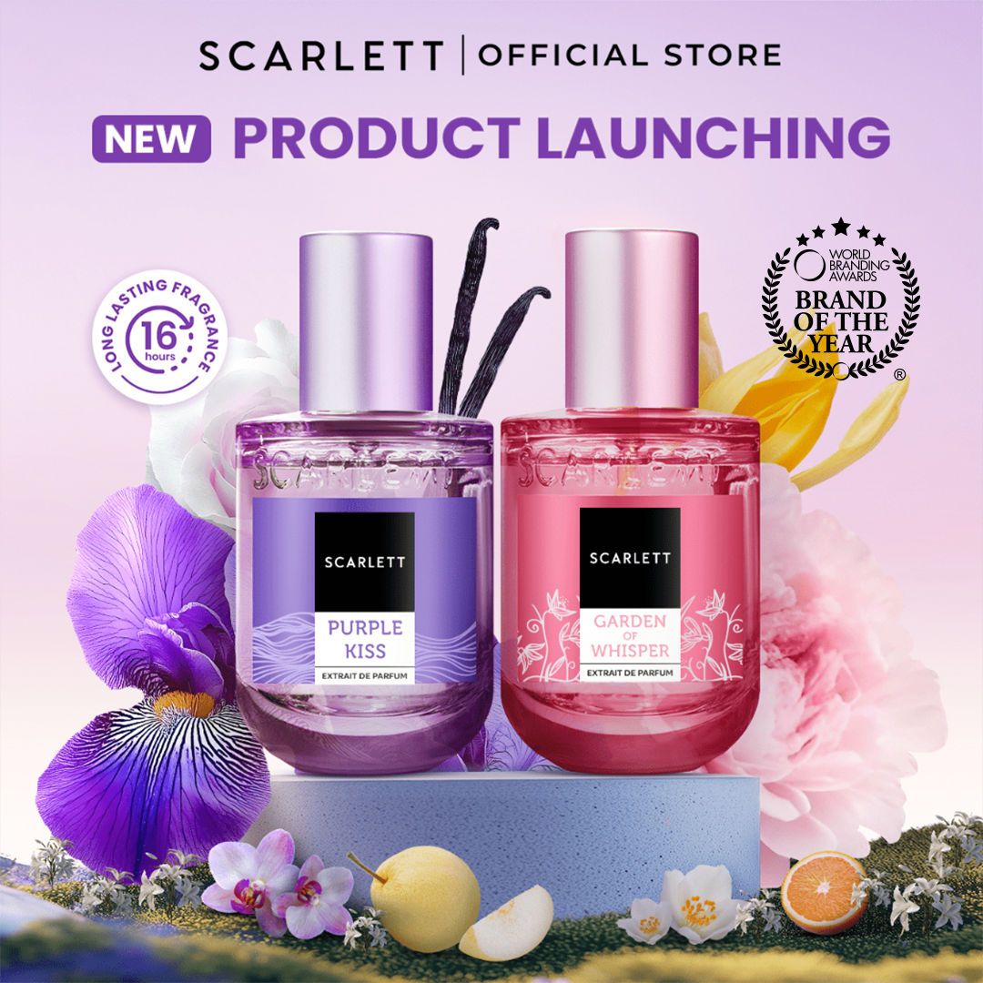 Scarlett Extrait De Parfum Bundling Garden of Whisper & Purple Kiss