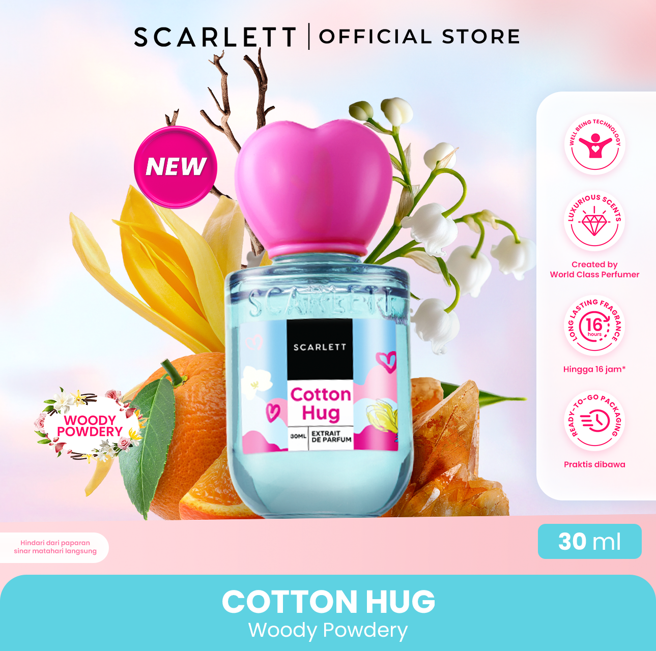 Scarlett Whitening Extrait De Parfum Cotton Hug 30ml