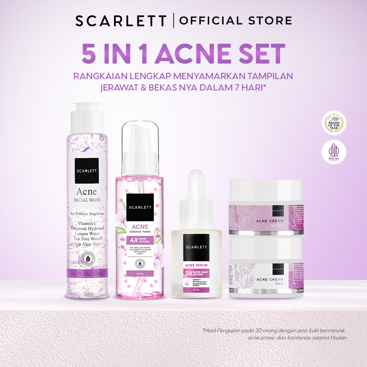 Scarlett 5in1 Acne Set