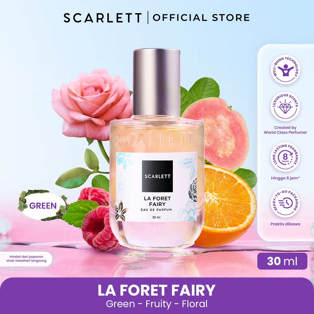Scarlett Eau De Parfum size 30ml (Bundling 6)