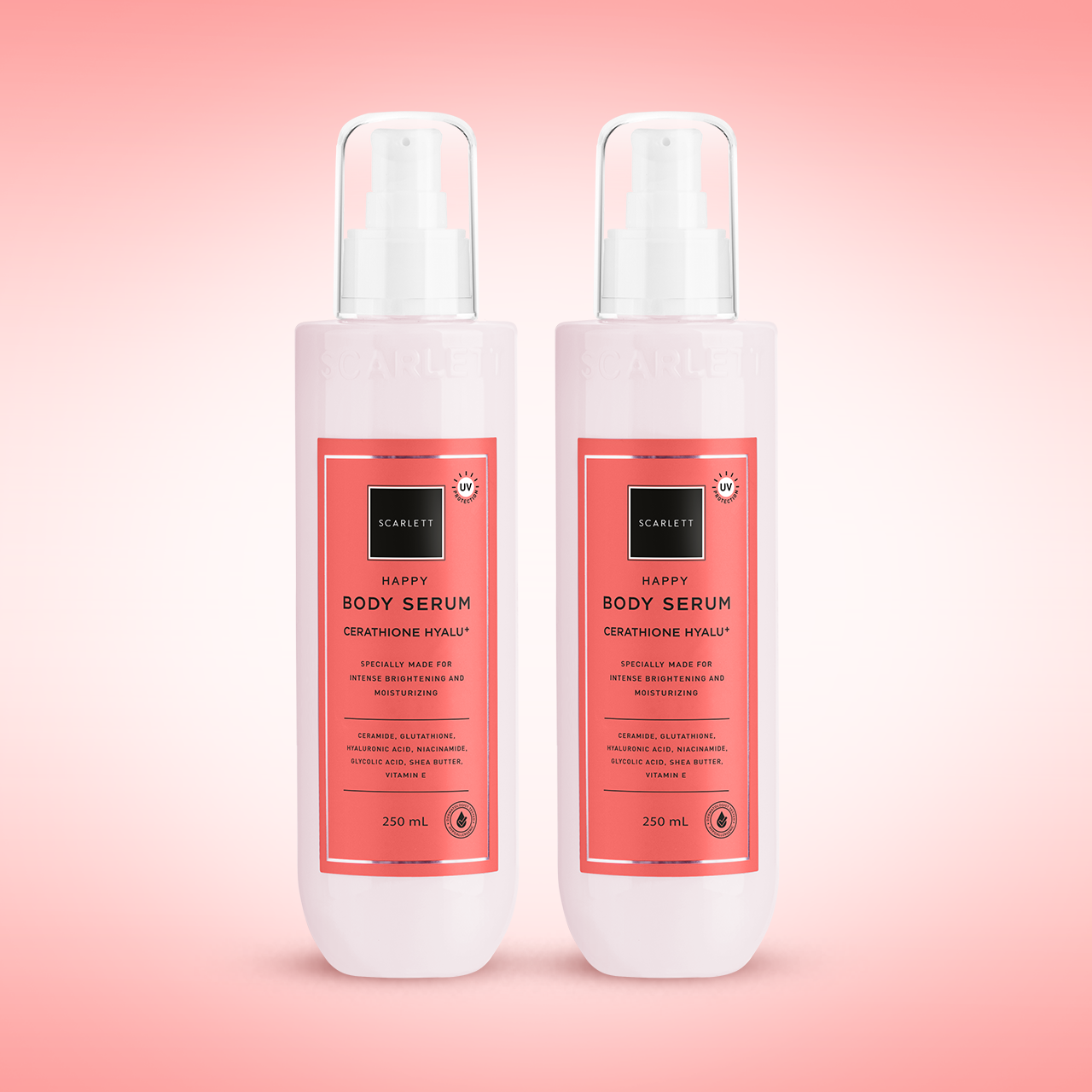 Scarlett Happy Body Serum Twin Pack