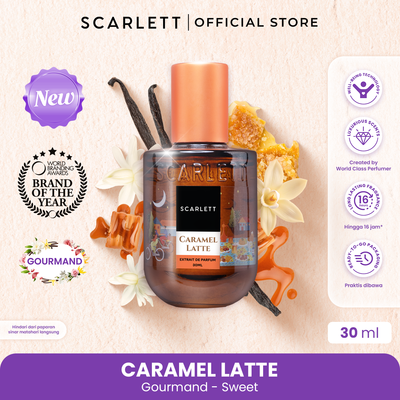 Scarlett Extrait De Parfum Caramel Latte 30ml