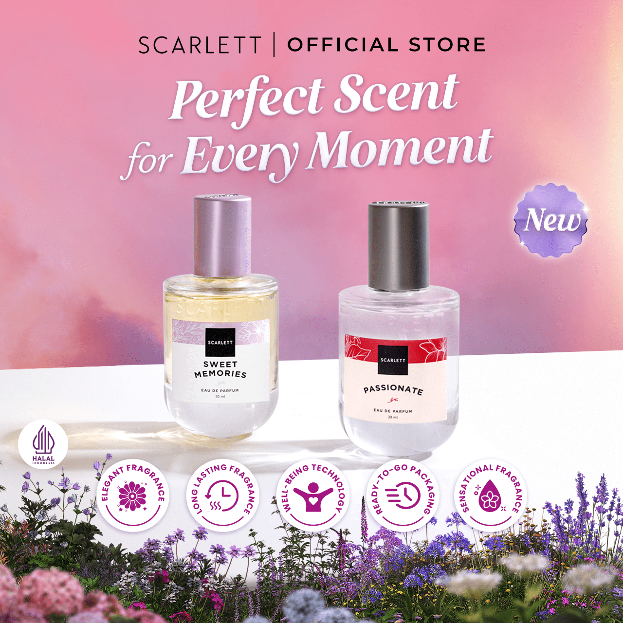 Scarlett Eau De Parfum Bundling Sweet Memories & Passionate