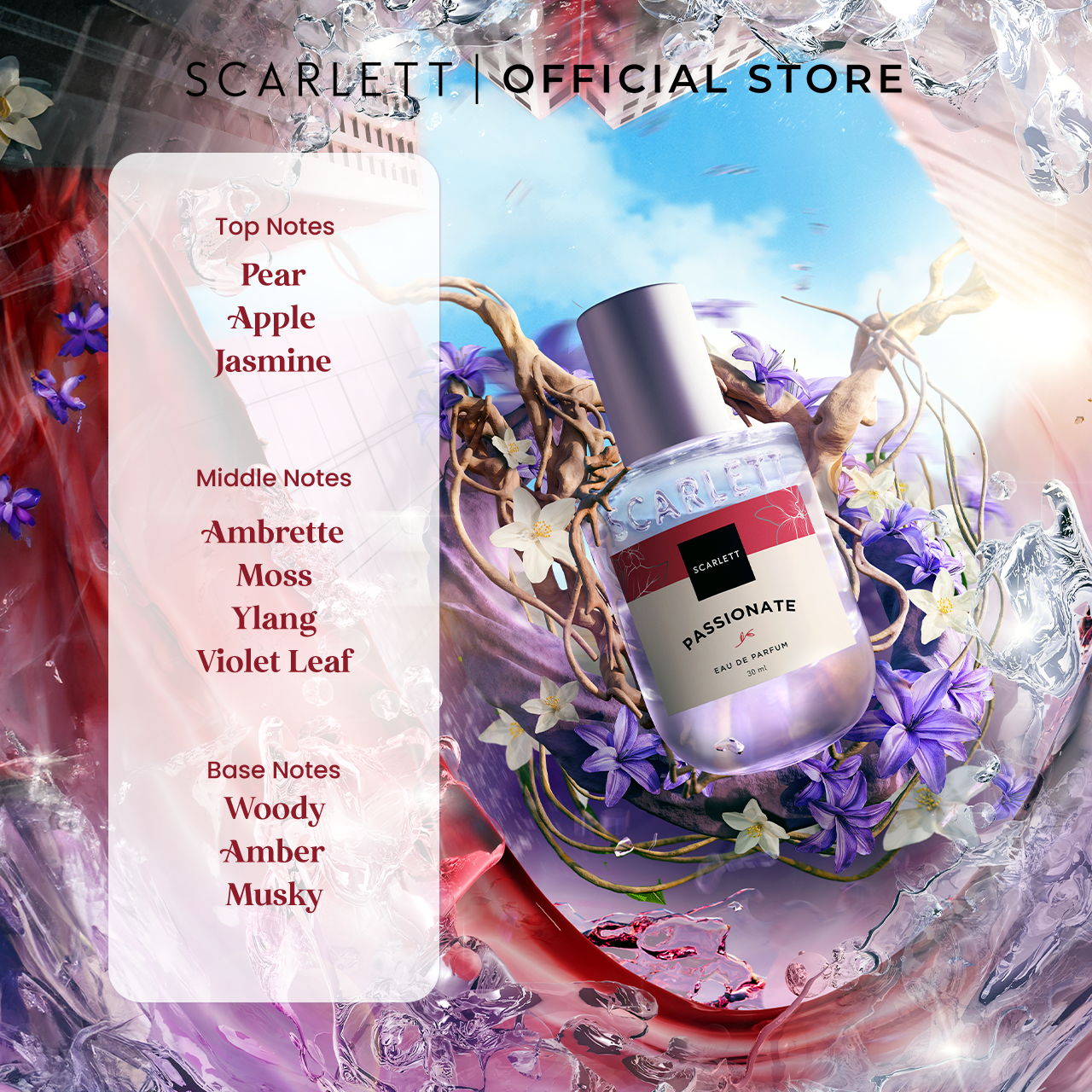 Scarlett Eau De Parfum Passionate