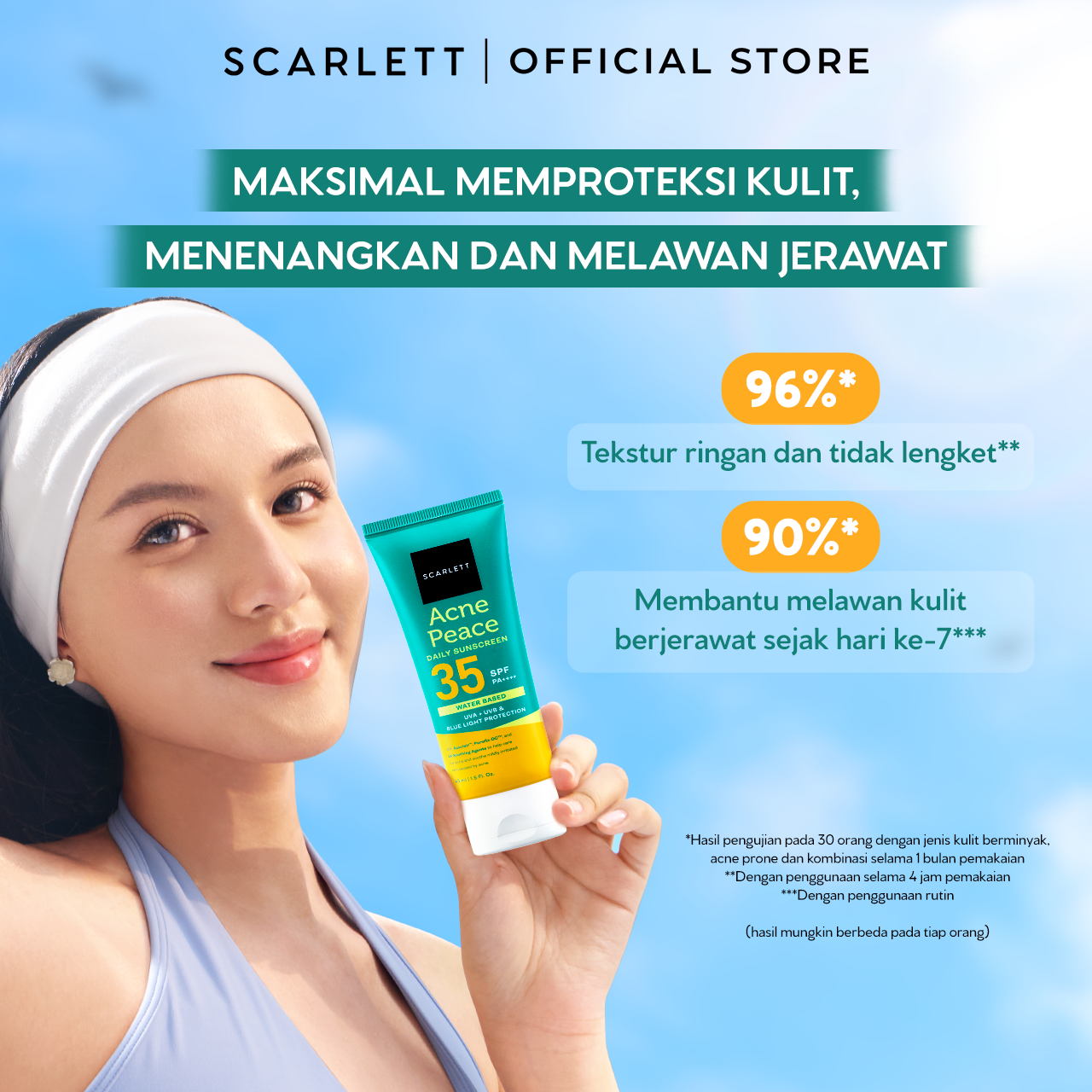 SCARLETT Twinpack Acne Peace Daily Sunscreen