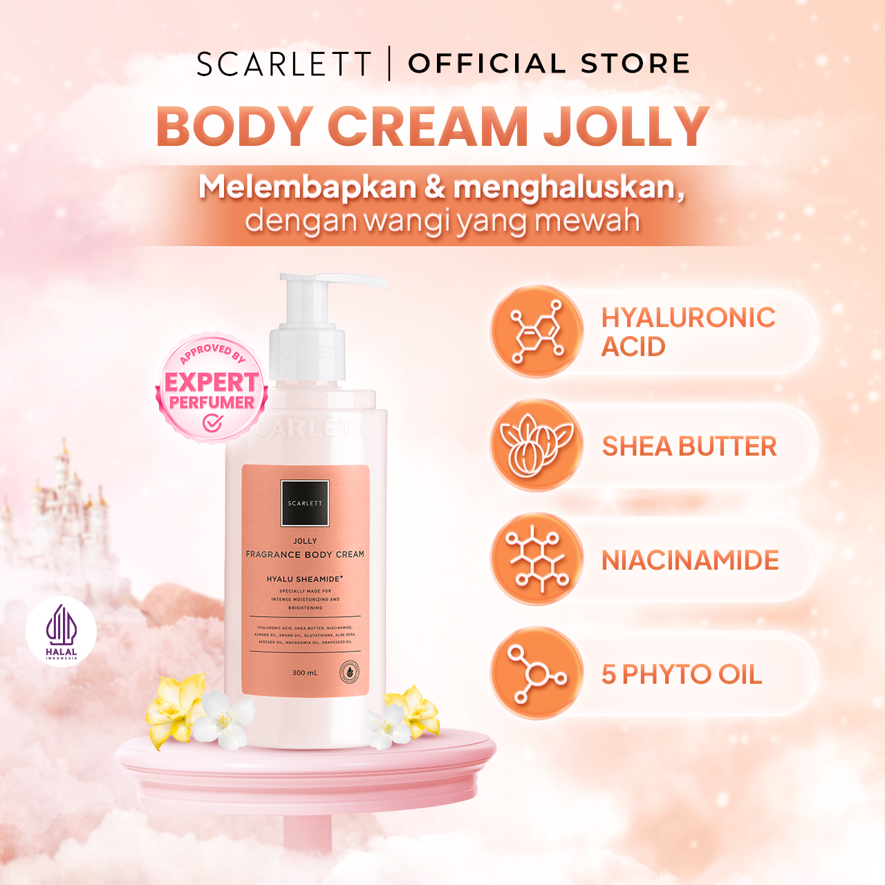 Jolly Body Cream Scarlett