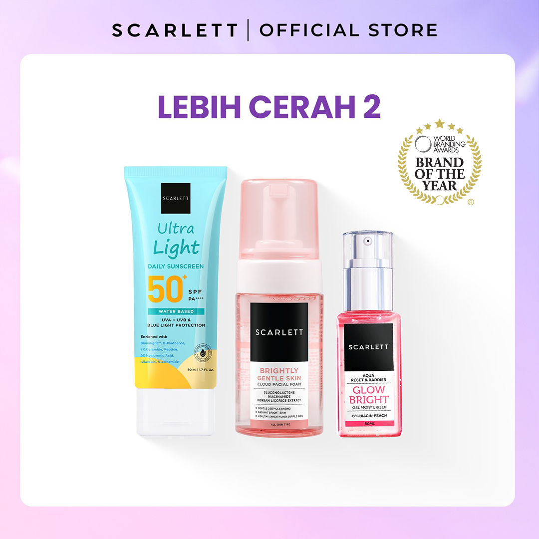 Scarlett Basic Skincare Set (Lebih Cerah 2)