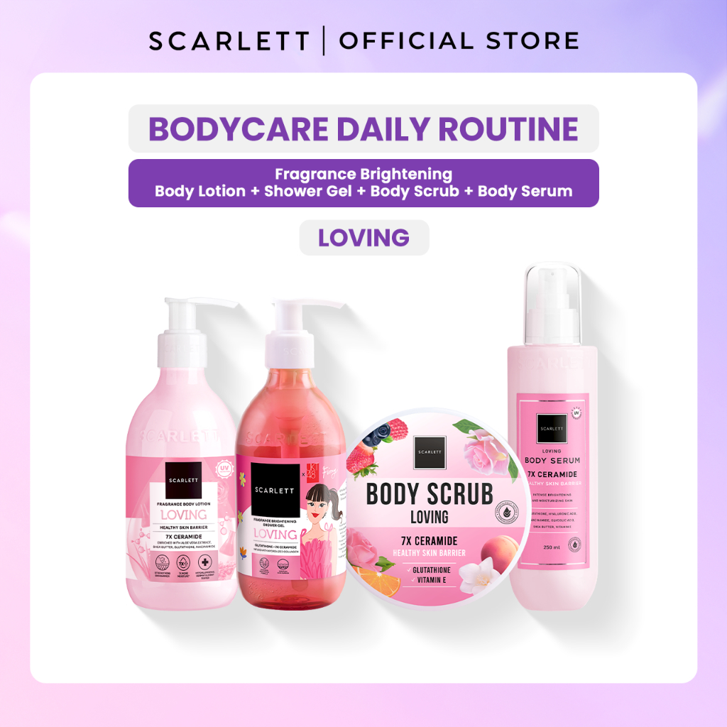 Scarlett 4in1 Bodycare Daily Routine Loving Booster