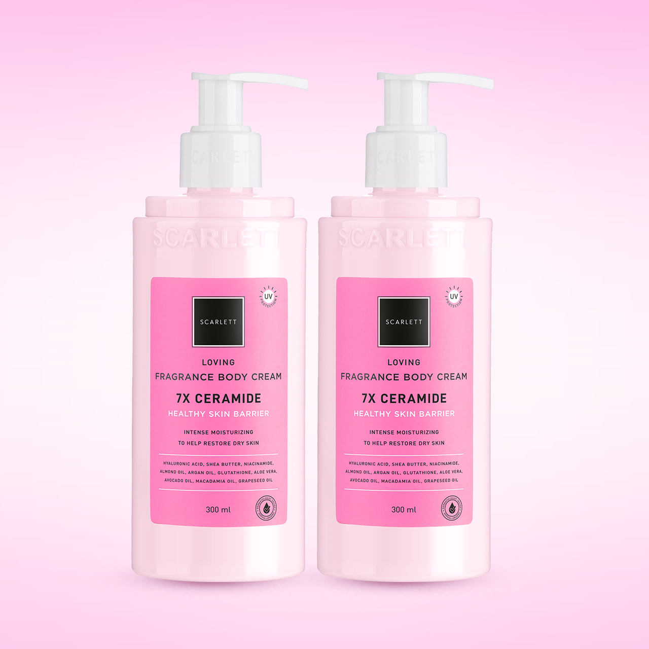 Scarlett Loving Body Cream Twin Pack
