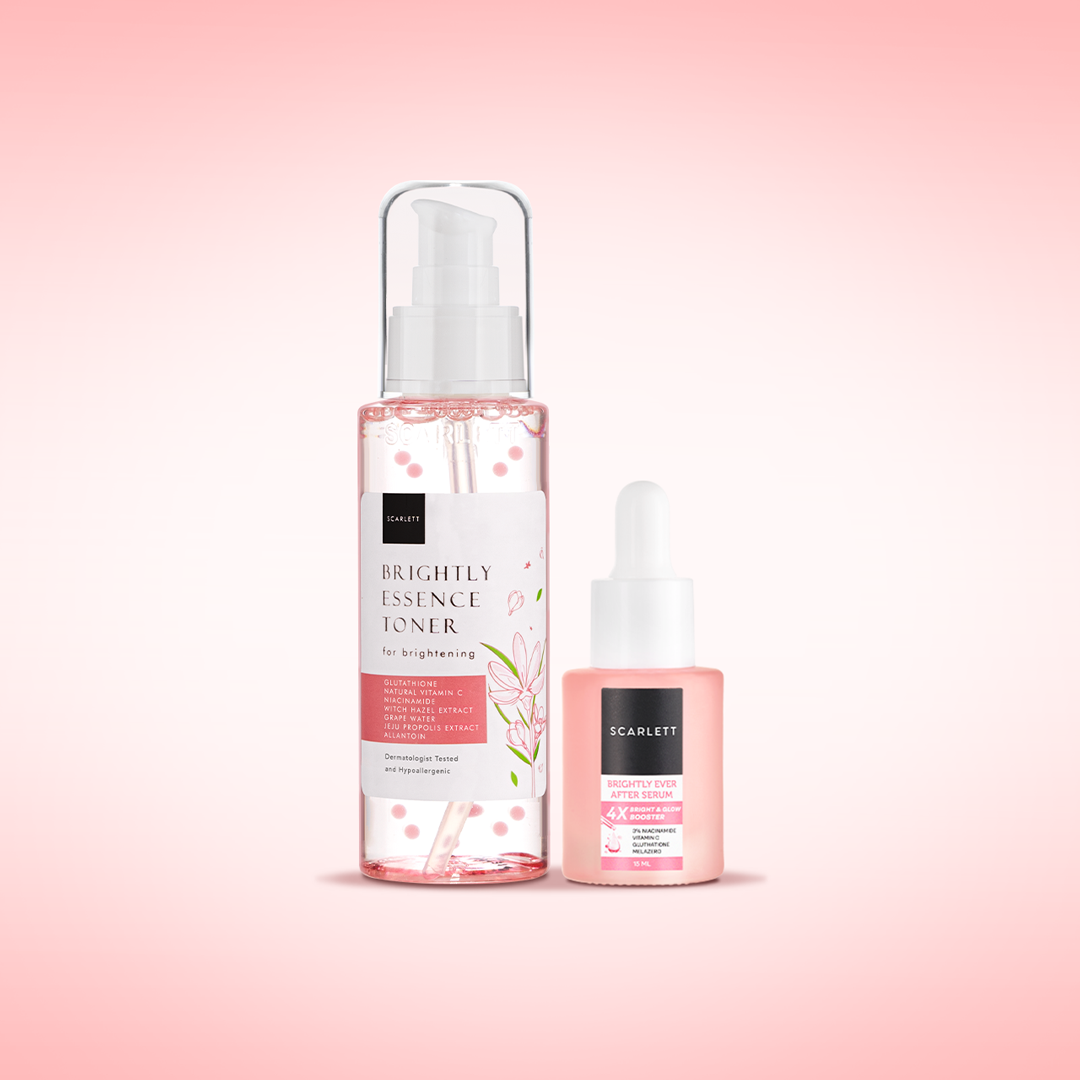 Scarlett Brightly Essence Toner + Brightly Ever After Serum