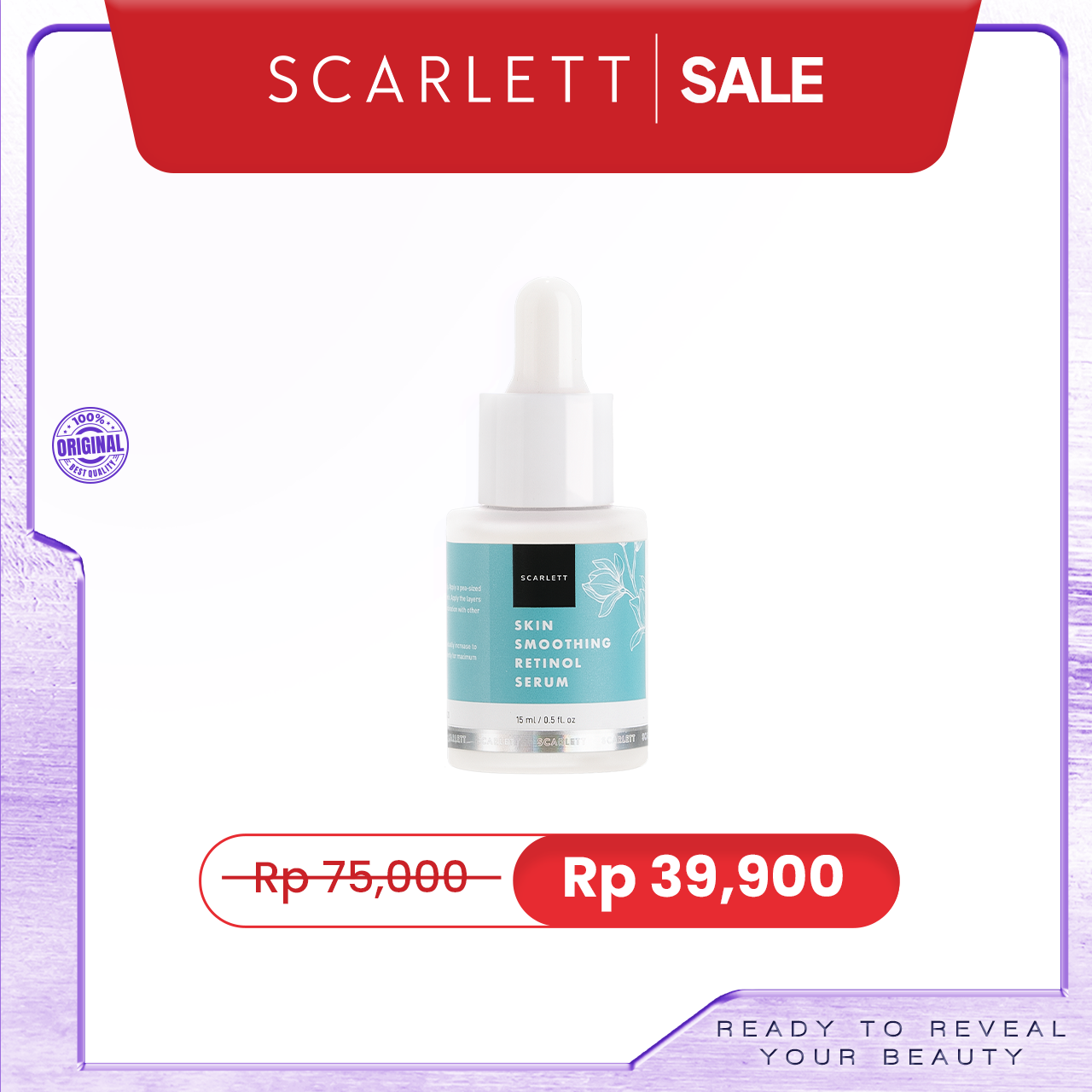 Scarlett Skin Smoothing Retinol Serum