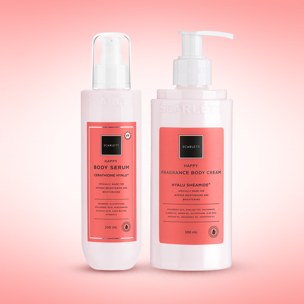 Scarlett Happy Body Serum + Body Cream