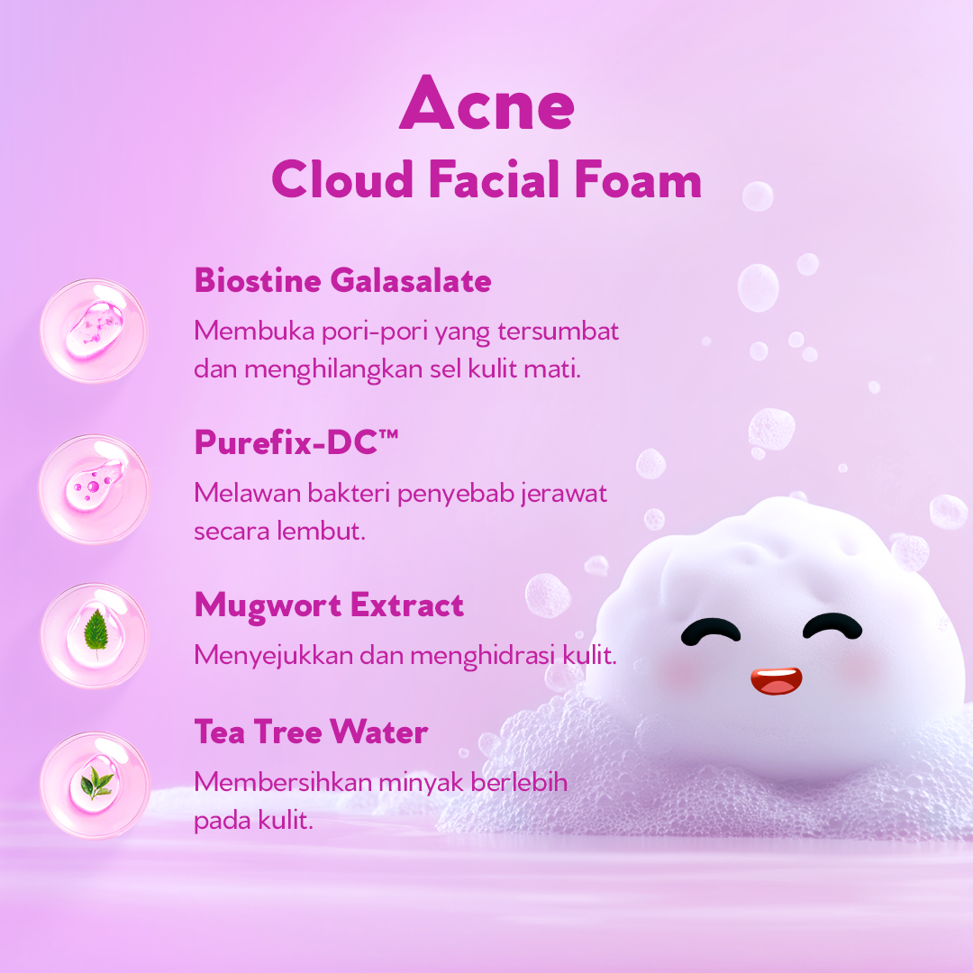 Scarlett Acne Cloud Facial Foam