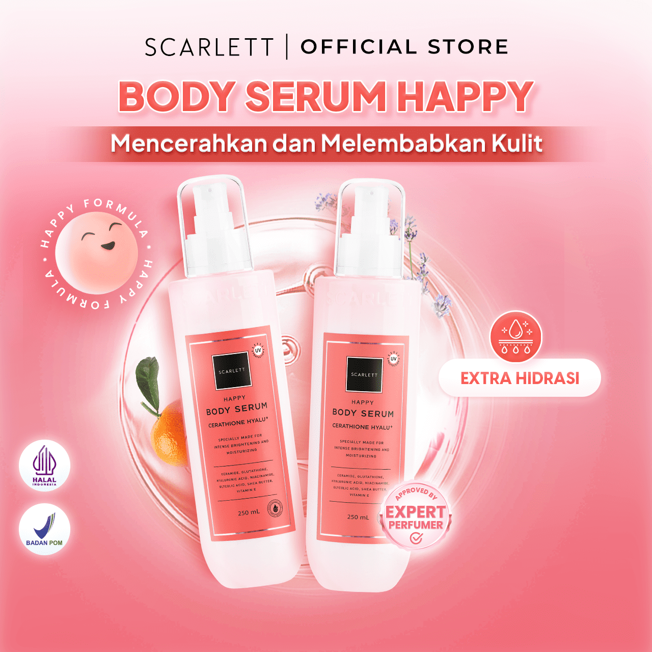 Scarlett Happy Body Serum Twin Pack