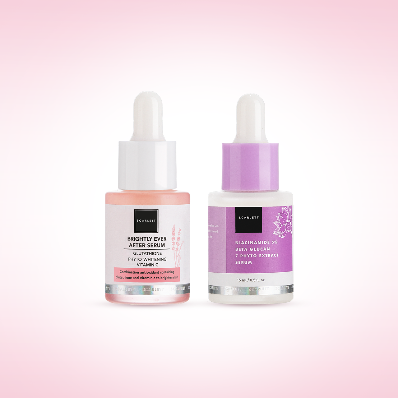 Scarlett Brightly Serum + Niacinamide 5% Serum
