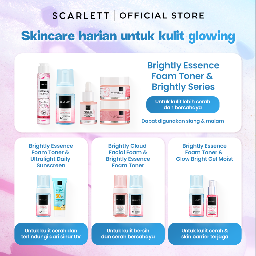 Scarlett Brightly Ever After Essence Foam Toner - 105ml