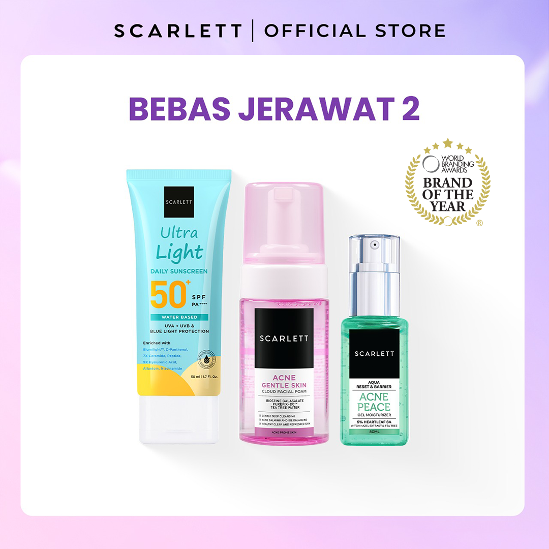 Scarlett Basic Skincare Set (Bebas Jerawat 2)